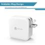iClever USB Wall Charger, 40W 8A 4-Port Charging Station with Foldable Plug, USB Power Adapter for iPhone 11 Pro Xs/XS Max/XR/X/8/7,iPad Pro/Air 2/Mini 4/3, Galaxy/Note/Edge, LG, Nexus, HTC, and More