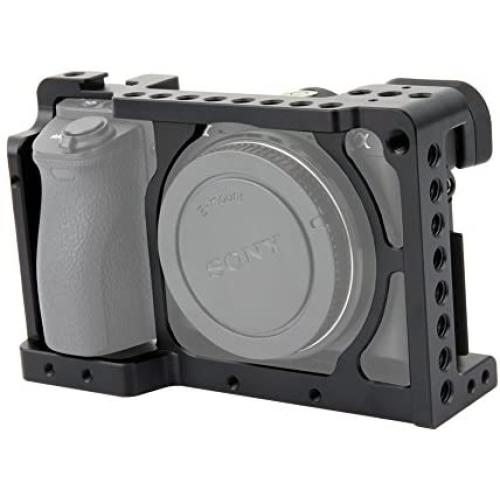 NICEYRIG A6100 A6300 A6400 A6000 Camera Cage with 1/4 Thread and Cold Shoe - 083