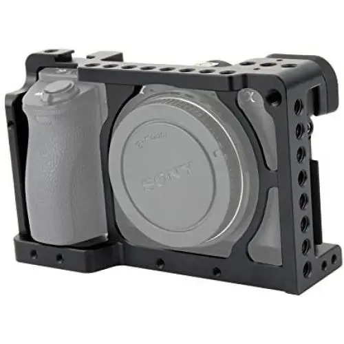 NICEYRIG A6100 A6300 A6400 A6000 Camera Cage with 1/4 Thread and Cold Shoe - 083 NICEYRIG A6100 A6300 A6400 A6000 Camera Cage with 1/4 Thread and Cold Shoe - 083