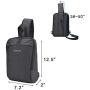 OSOCE Sling Chest Cross Body Bag, Waterproof Anti-Theft Shoulder Backpack Pack for Travel Sport