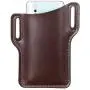 EASYANT PU Leather Cell Phone Holster Universal Case Sheath with Belt Hole Coffee EASYANT PU Leather Cell Phone Holster Universal Case Sheath with Belt Hole Coffee