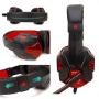 GFDGFDG Gaming Headset for PS4/PC, Over Ear Gaming Headphones with Noise Canceling Mic LED Light, Bass Surround, for Xbox PC Laptop PS4 Tablet Mac Smart Phone