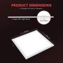 Neewer 15x15 Inches/38x38cm Photo Studio LED Light Panel, Portable Shadowless LED Fill Light with Power Adapter, Dimmable Photography Shooting Box/Tent Bottom Light for Product Food Jewelry Cosmetic