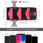 Roeam 4 in 1 Multifunctional Bike Light Bicycle Horn Lamp with Mobile Phone Bracket 250 Lumen Bike Flashlight Bike Horn Phone Holder Power Bank Bicycle Front Light USB Rechargeable Cycling Headlight