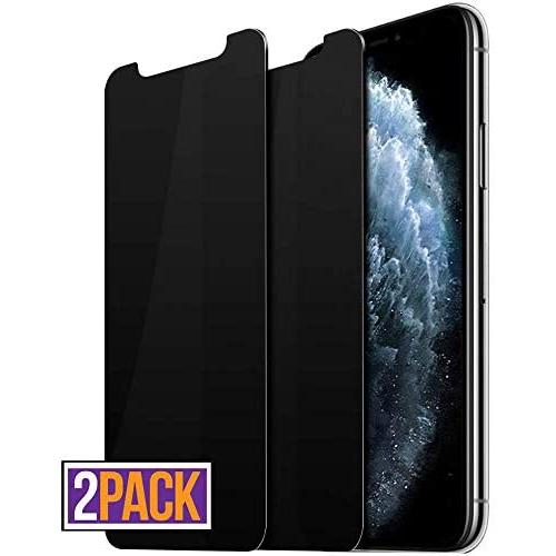 pehael Privacy Screen Protector, Anty- Spy Tempered Glass for iPhone 11 Pro Max iPhone Xs Max, Easy Install, Free Bubbles [6.5 inch](2ps)