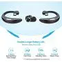 Bluetooth Headset [36Hrs Playtime, 2 Batteries, V4.2] Wireless Bluetooth Earpiece for Cell Phone Noise Canceling Car Earbuds Headphones with Mic Compatible with iPhone Samsung Android (Silver)