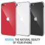 FlexGear Clear Case for iPhone 7 8 SE (2020) and Glass Screen Protector (Clear)
