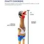 Charming Pet Henrietta Latex Rubber Squawking Chicken Dog Toy, Small