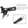 Metal-Enhanced Cell Phone Holder, ZTON Mobile Phone Stand, Lazy Bracket, Flexible Long Arms Clip Mount for iPhone, LG, etc.in Office Bedroom Desktop (Black)