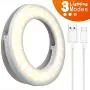 Ring Light for iPhone, Selfie Light Ring for iPhone, 3 Light Modes Rechargeable Circle Light, Adjustable Brightness Mini Clip On Ring Light for Phone Laptop Ipad Video Recording, Conferencing Ring Light for iPhone, Selfie Light Ring for iPhone, 3 Light Modes Rechargeable Circle Light, Adjustable Brightness Mini Clip On Ring Light for Phone Laptop Ipad Video Recording, Conferencing