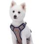 Blueberry Pet 15+ Colors Safe & Comfy Reflective Multi-Colored Stripe Collection - Collars, Harnesses, Leashes, Seatbelts for Dogs, Matching Lanyards for Pet Lovers