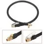 Wikkiv Car Air Rubber Hose Tire Inflator Hose Inflator Self-Locking Tube Suitable for Standard Fine Thread 0.305" x32TPI Air Compressor Pump EPAuto/AstroAI/JACO/DBPOWER/Mbrain/Audew