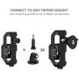 KIWI design 4-in-1 Tripod Mount Holder for DJI Osmo Pocket, Osmo Pocket Accessories Expansion Kit Protective Frame with Backpack Clip, Tripod Mount Adapter and Screw Adapter