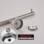 JQK Double Toilet Paper Holder, 5 Inch 304 Stainless Steel Dual Tissue Paper Dispenser, 2 Roll Brushed Nickel Wall Mount, TPH101-BN