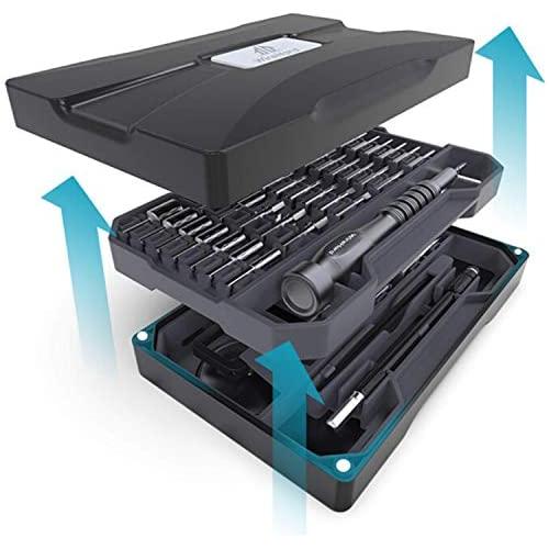 WIREHARD 73 in 1 Professional Precision Screwdriver Set - 70 Magnetic Specialty Bits - Repair Tool Kit FOR iPhone X, 8, 7 and below - SmartPhone - Computer - Tablet - Xbox - PlayStation - Electronics