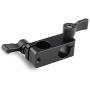 CAMVATE Right Angle Rod Clamp 15mm Rod 90 Degree Rotate for Video Camera DSLR Rig(Black)