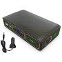 HALO Bolt Wireless Laptop Power Bank - 44400 mWh Portable Phone Laptop Charger Car Jump Starter with AC Outlet and Car Charger, Black Graphite