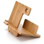 JackCubeDesign iPhone & Apple Watch Charging Dock Stand Made of Bamboo That Charges Multiple Devices and Hold Smartphones, Wallets, and Glasses - :MK242A