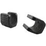 PSCCO 2pcs U Shaped Flashlight Clip Mount Clamp for Tripod Monopod,Bicycle Torch Grip Stand Outdoor Travel Light Lamp Flashlight Holder