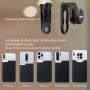ULANZI 1.33X Pro Anamorphic Lens Filmmaking Phone Camera Lens,Mobile Phone Widescreen Movie Lens w Lens Bag and Filter Adapter by Filmic Pro for iPhone Pixel Samsung Galaxy Filmmakers (17mm Thread)
