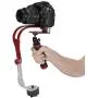 eoocvt Pro Handheld Steadycam Video Stabilizer Handle Grip Steady Support for Canon Nikon Sony Camera Cam Camcorder DV DSLR - Rubber Handle