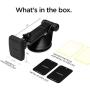 Spigen Hexa Magnetic Phone Holder Universal Dashboard Windshield with Telescopic Adjustable Arm Compatible with Plus Sized Phones and Mini Tablets