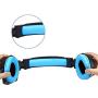 PC Gaming Headset for PS4 Xbox One, Onikuma 3.5mm Stereo USB LED Headphones with Omnidirectional Microphone, Volume Control for Computer Laptop Mac Playstation 4 by YSSHUI-Black + Blue