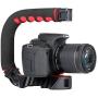 ULANZI Video Stabilizing Handle Grip Kit,U-Grip Pro + by-MM1 Microphone + W49 LED Video Light + Phone Clip for iPhone 11 Pro Max X XS 8 Plus Samsung Google Smartphone Gopro 8 Canon Nikon Sony Cameras