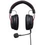 HyperX Cloud II Gaming Headset - 7.1 Surround Sound- Red (KHX-HSCP-RD) with HyperX Alloy Core RGBMembrane Gaming Keyboard Comfortable Black - Bundle