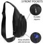Westend Crossbody Sling Bag Backpack with Adjustable Strap