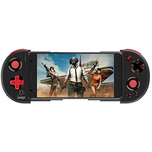 JAOK PG-9087S Wireless Controller Joystick Future Red Knight Warrior Bluetooth 4.0 Telescopic Game Controller for Tablet PC TV Box with Android 6.0 and iOS 11 and Above