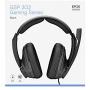 EPOS Sennheiser GSP 302 Gaming Headset with Noise-Cancelling Mic, Flip-to-Mute, Comfortable Memory Foam Ear Pads, Headphones for PC, Mac, Xbox One, PS4, Nintendo Switch, and Smartphone compatible.