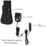 MaxKare Cordless Rechargeable Back Neck Massager Shoulder Shiatsu Massage with 3D Nodes Bidirectional Rotation and Optional Heat Relieve Muscle Pain for Neck Shoulder Leg Waist