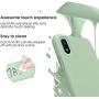 Vinve Liquid Silicone Case for Samsung Galaxy A10e, Gel Rubber Full Body Protection Shockproof Cover Slim Fit Case Drop Protection Case (Green)