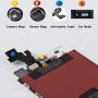 iPhone 6 Plus Screen Replacement Digitizer Frame Assembly Full Set LCD Touch Screen 5.5 inch Black