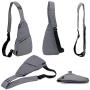 TOLOG Sling Bag Water Resistant Crossbody Personal Pocket Bag Lightweight Chest Shoulder Backpack for Travel Hiking