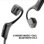 AfterShokz Air Open Ear Wireless Bone Conduction Headphones, Slate Grey, AS650SG