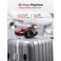 Mpow H19 IPO Active Noise Cancelling Headphones, Bluetooth 5.0 Wireless Headphones with CVC8.0 Microphone, Hi-Fi Stereo Deep Bass, Rapid Charge 35H Playtime for TV, Online Class, Home Office, Red