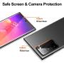 THREEBEES Samsung Galaxy Note 20 Ultra Case Slim Fit Ultra Thin Matte Finish Perfect Grip Hard Phone Case Cover for Galaxy Note 20 Ultra, Black