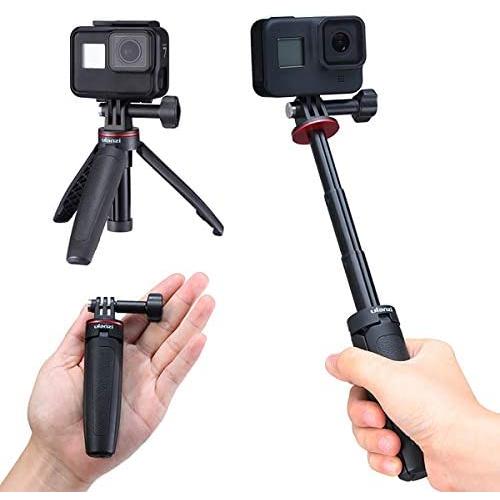 Extendable Selfie Stick for Gopro, Portable Vlog Selife Stick Tripod Stand for Gopro Hero 8/7/6/5 Black/Gopro Max DJI Osmo Action Insta 360 Action Camera Accessory Kits