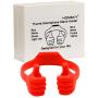 Honsky Thumbs-up Cell Phone Stand Holder, Tablet Stand Cradle for Desk Desktop Smartphone Cellphone Mobile Phone Tablets – Universal Adjustable Flexible, Deep Red
