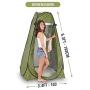 Pop Up Privacy Tent – Instant Portable Outdoor Shower Tent, Camp Toilet, Changing Room, Rain Shelter with Window – for Camping and Beach – Easy Set Up, Foldable with Carry Bag – Lightweight and Sturdy