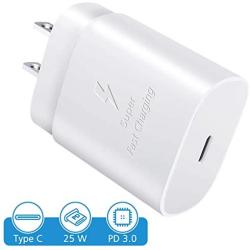 USB C Wall Charger-PD 25W Type C Fast Charging Block Power Adapter for iPhone 11 Pro Max Xs Max XR X 8 Plus, iPad Pro, Samsung Galaxy Note10 S10+ S20 S9 S8, Google Pixel 2 4 3a XL, LG and More