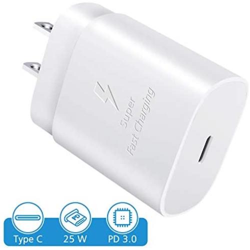USB C Wall Charger-PD 25W Type C Fast Charging Block Power Adapter for iPhone 11 Pro Max Xs Max XR X 8 Plus, iPad Pro, Samsung Galaxy Note10 S10+ S20 S9 S8, Google Pixel 2 4 3a XL, LG and More