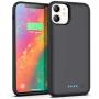 Feob Battery Case for iPhone 11, 6800mAh Portable Charging Case Extended Battery Pack for iPhone 11 Charger Case [6.1 inch]-Black