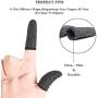 Mobile Gaming Controller Finger Sleeve Sets,Ultra-Thin Anti-Sweat Breathable Soft Touch Screen Thumb Sleeve Sensitive for PUBG Mobile/Knives Out/Rules of Survival,for iPhone/iPad/Android Accessories