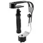 Heitamy Handheld Video Stabilizer, Aluminum Alloy Single Hand Handheld Gimbal Video Stabilizer Suit for Smartphones Digital Camera Camcorder DV DSLR SLR