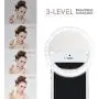 BaSi Selfie Ring Light,Selfie Light Rechargeable Portable Clip-on Selfie Fill Ring Light for iPhone Android Smart Phone Photography, Camera Video, Girl Makes up (White) BaSi Selfie Ring Light,Selfie Light Rechargeable Portable Clip-on Selfie Fill Ring Light for iPhone Android Smart Phone Photography, Camera Video, Girl Makes up (White)