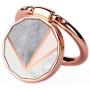 Phone Ring Holder Stand Rose Gold Universal Thin Finger Ring Grip Ring Stand Grip Mount Compatible with iPhone XR XS Max 8 7 6s 6 Plus Smartphones (Pink Gay Marble)