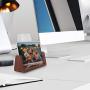Lezgo 4x6 inch Picture Frame (2 Pack)- Photo Frame Made of Solid Wood Acrylic High-Definition Glass for Table Top Display